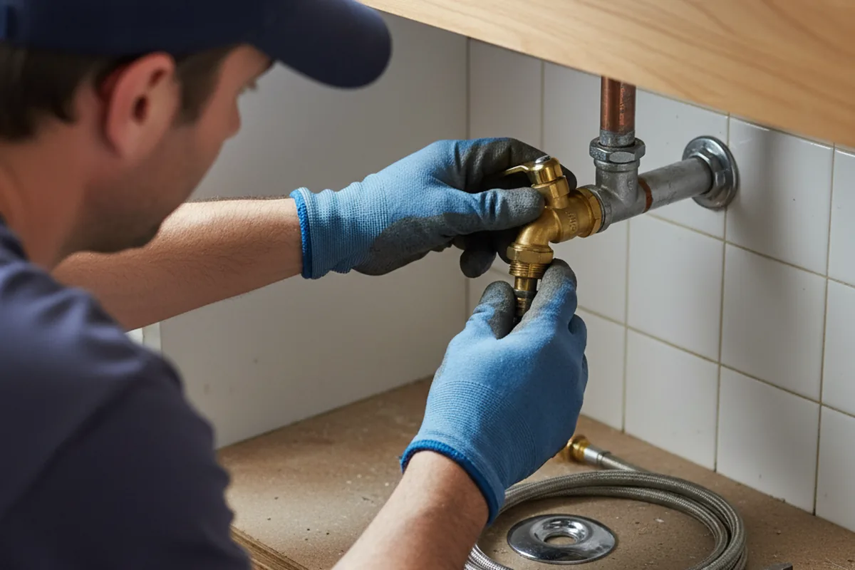 Shutoff valve and fitting work during Repiping in Sweet Home